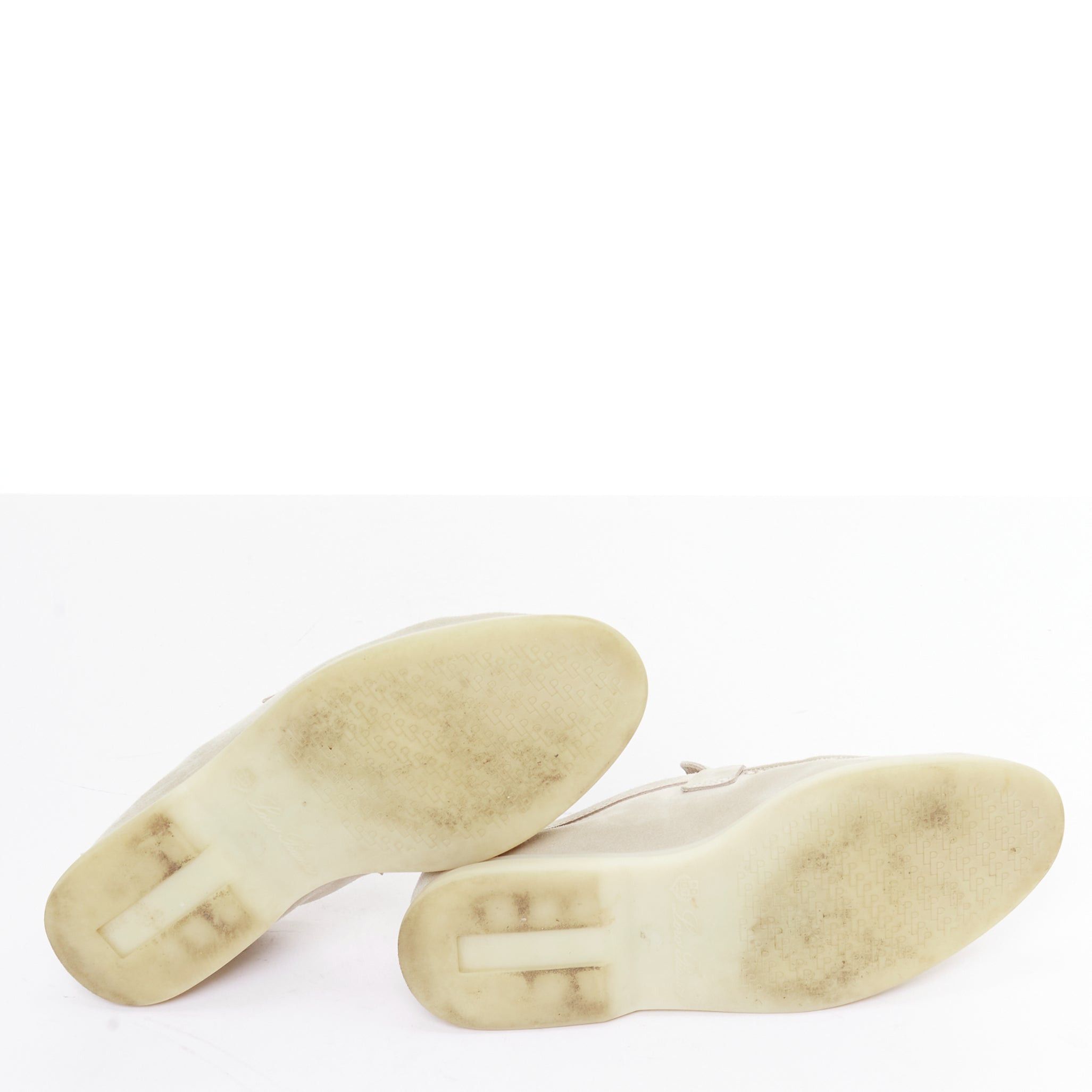 Loro Piana LORO PIANA Summerwalk Chamslofer sand suede Rabbit pendant loafers EU37 Size US 7 / IT 37 - 11 Thumbnail