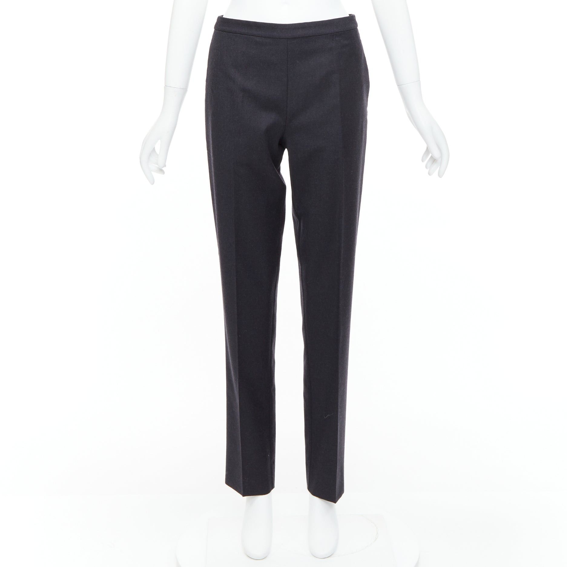 Maison Margiela MAISON MARGIELA Line 4 grey 100% wool 4 stitch back tapered pants FR42 XL Size 28" / US 6 / IT 42 - 9 Thumbnail