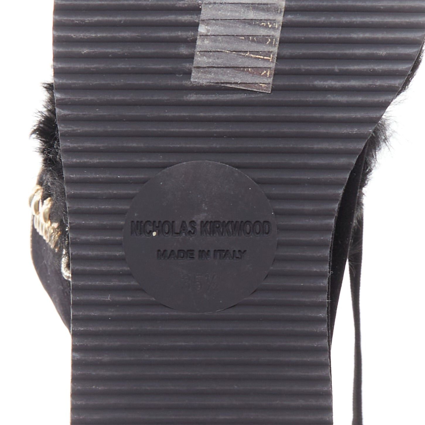 Nicholas Kirkwood NICHOLAS KIRKWOOD Polly Neige black patent fur trim snow boots Size US 7 / IT 37 - 10 Thumbnail