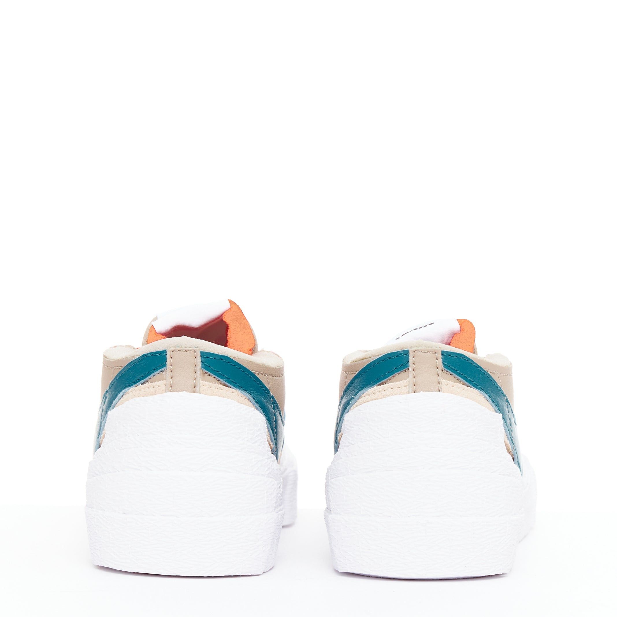 Nike NIKE SACAI KAWS Blazer Low Reed pink green tick patchwork sneakers EU36.5 Size US 6.5 / IT 36.5 - 5 Thumbnail