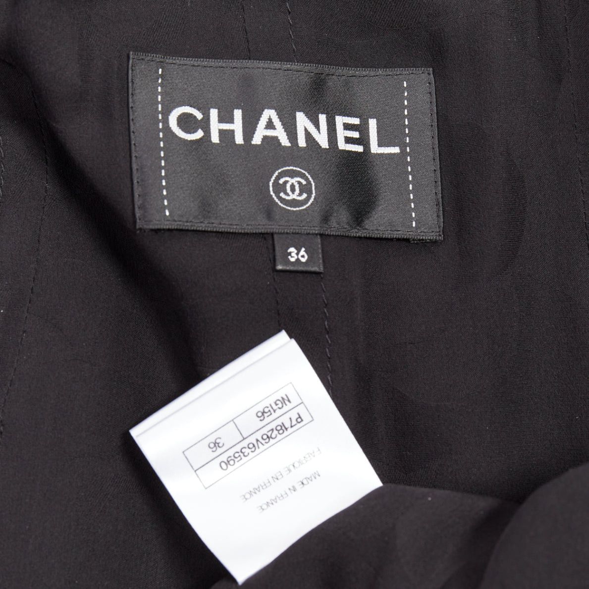 Chanel CHANEL 22C Runway black tweed fringe trim 4 pocket long jacket FR36 S Size S / US 4 / IT 40 - 10 Thumbnail