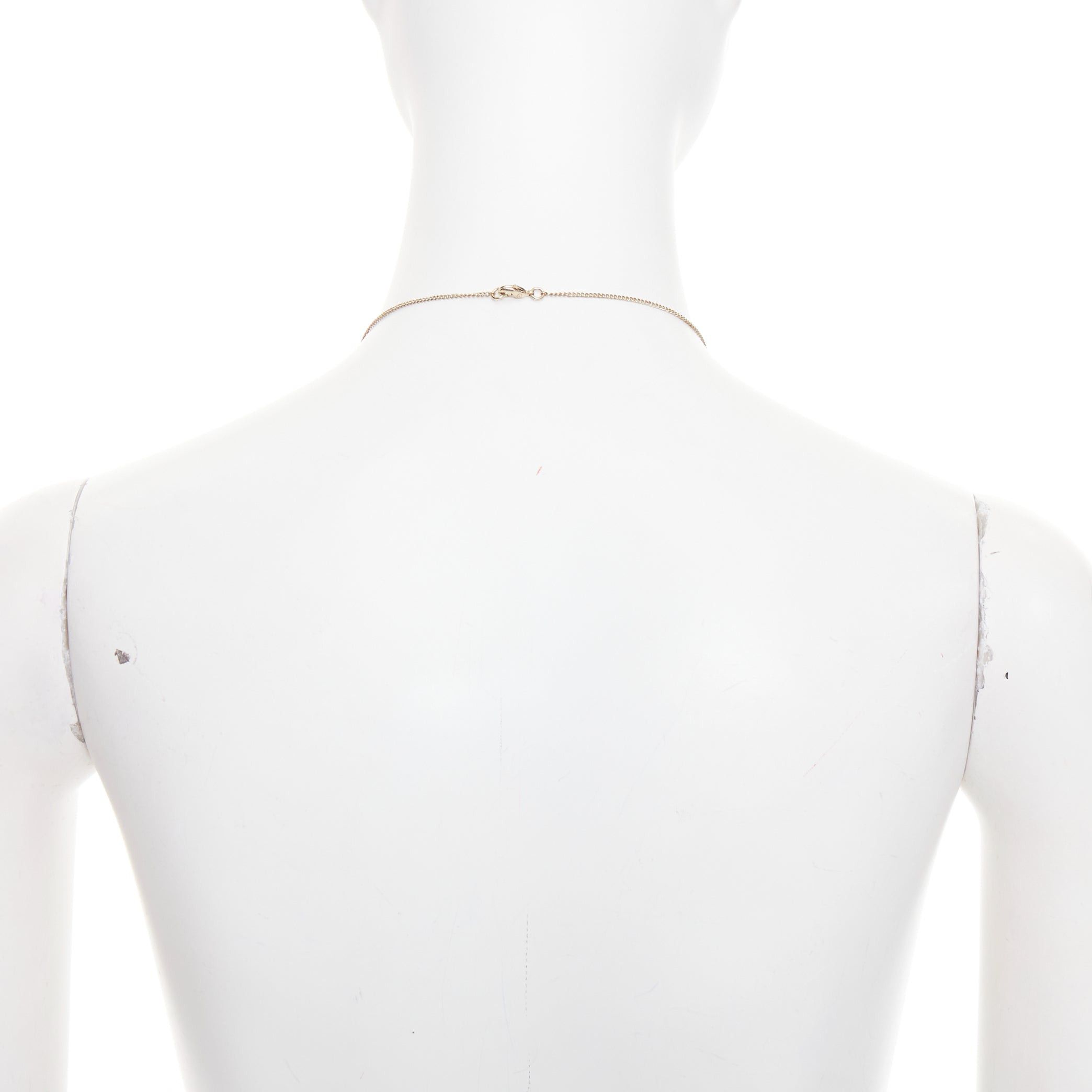 Chanel CHANEL 2020 crystal faux pearl pendant CC logo gold chain necklace Size ONE SIZE - 5 Thumbnail