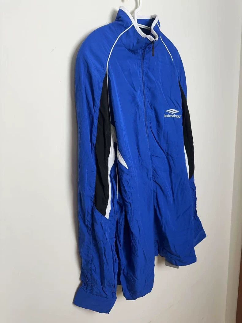 Balenciaga Balenciaga Blue Zip-Up Casual Jacket - dmc Size US S / EU 44-46 / 1 - 5 Thumbnail