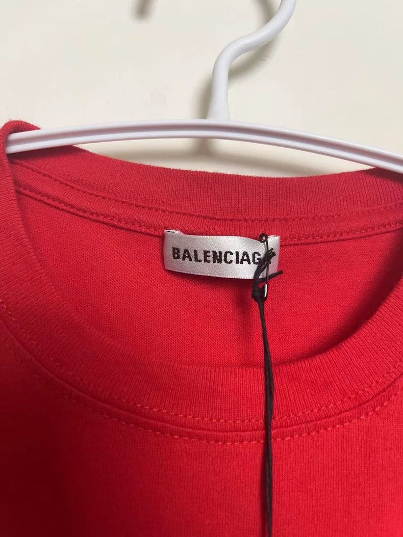 Balenciaga Balenciaga Red Wheat Ear Short Sleeve S - dmc Size US S / EU 44-46 / 1 - 3 Thumbnail