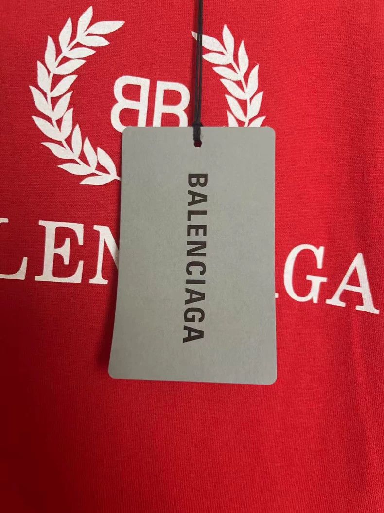 Balenciaga Balenciaga Red Wheat Ear Short Sleeve S - dmc Size US S / EU 44-46 / 1 - 2 Thumbnail
