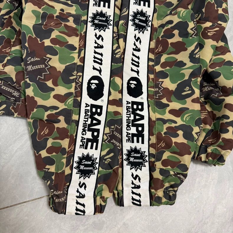 Bape SAINT Mxxxxxx x BAPE Camo Track Jacket - dmc Size US M / EU 48-50 / 2 - 6 Thumbnail