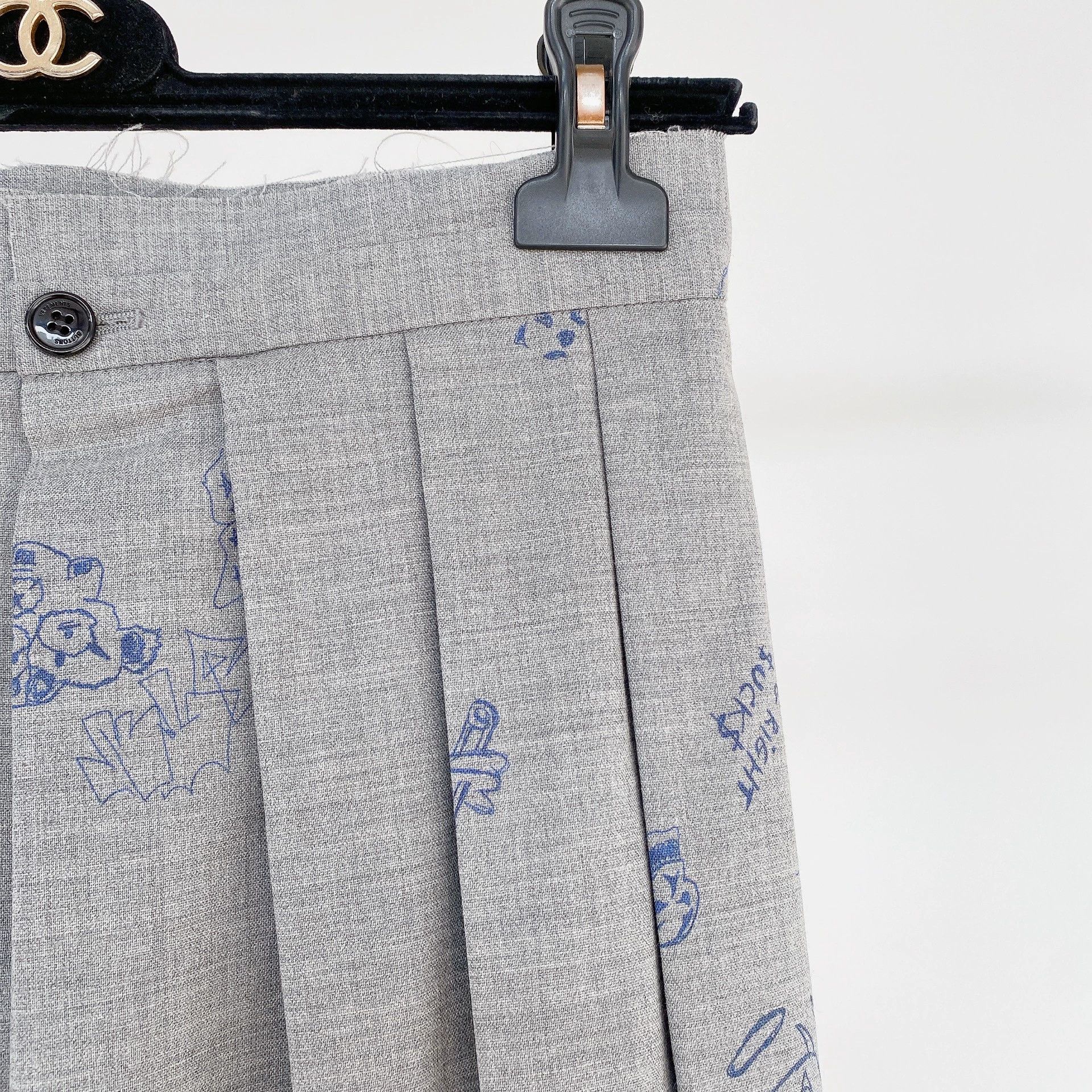 Vetements Vetements Gray Pleated Skirt S - dmc Size US 26 / EU 42 - 4 Thumbnail