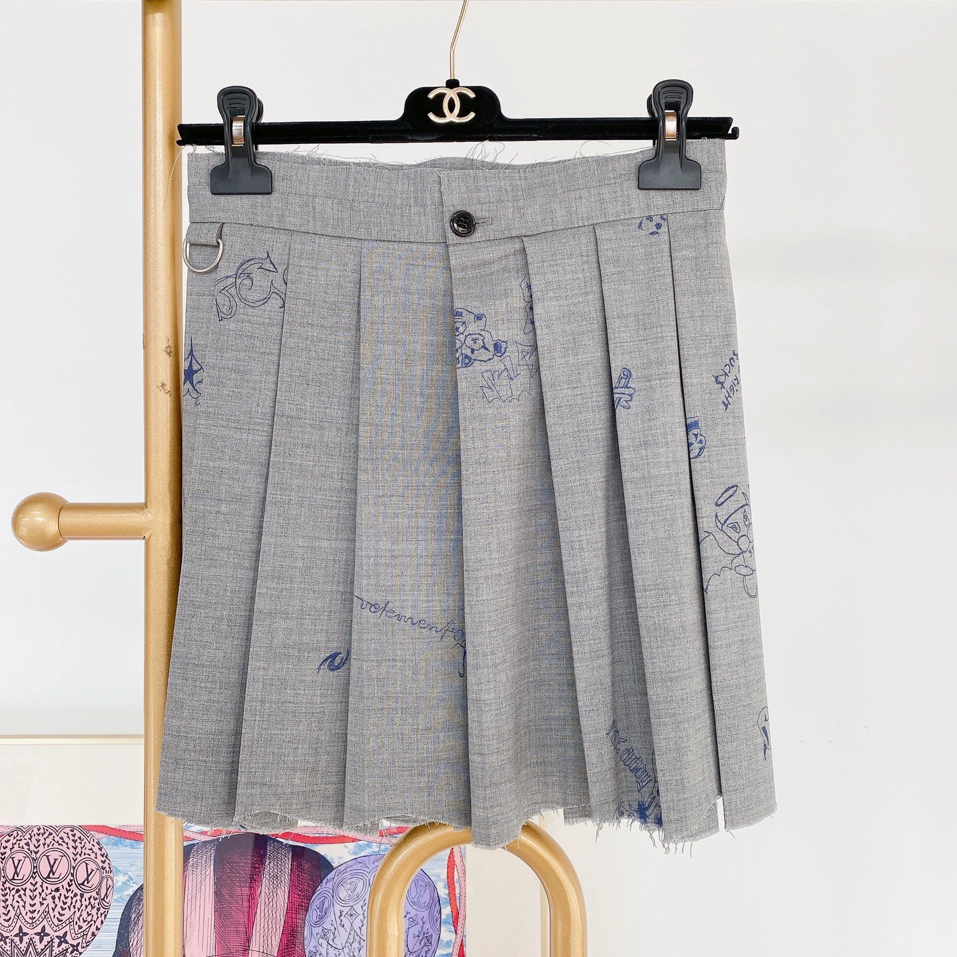 Vetements Vetements Gray Pleated Skirt S - dmc Size US 26 / EU 42 - 3 Thumbnail
