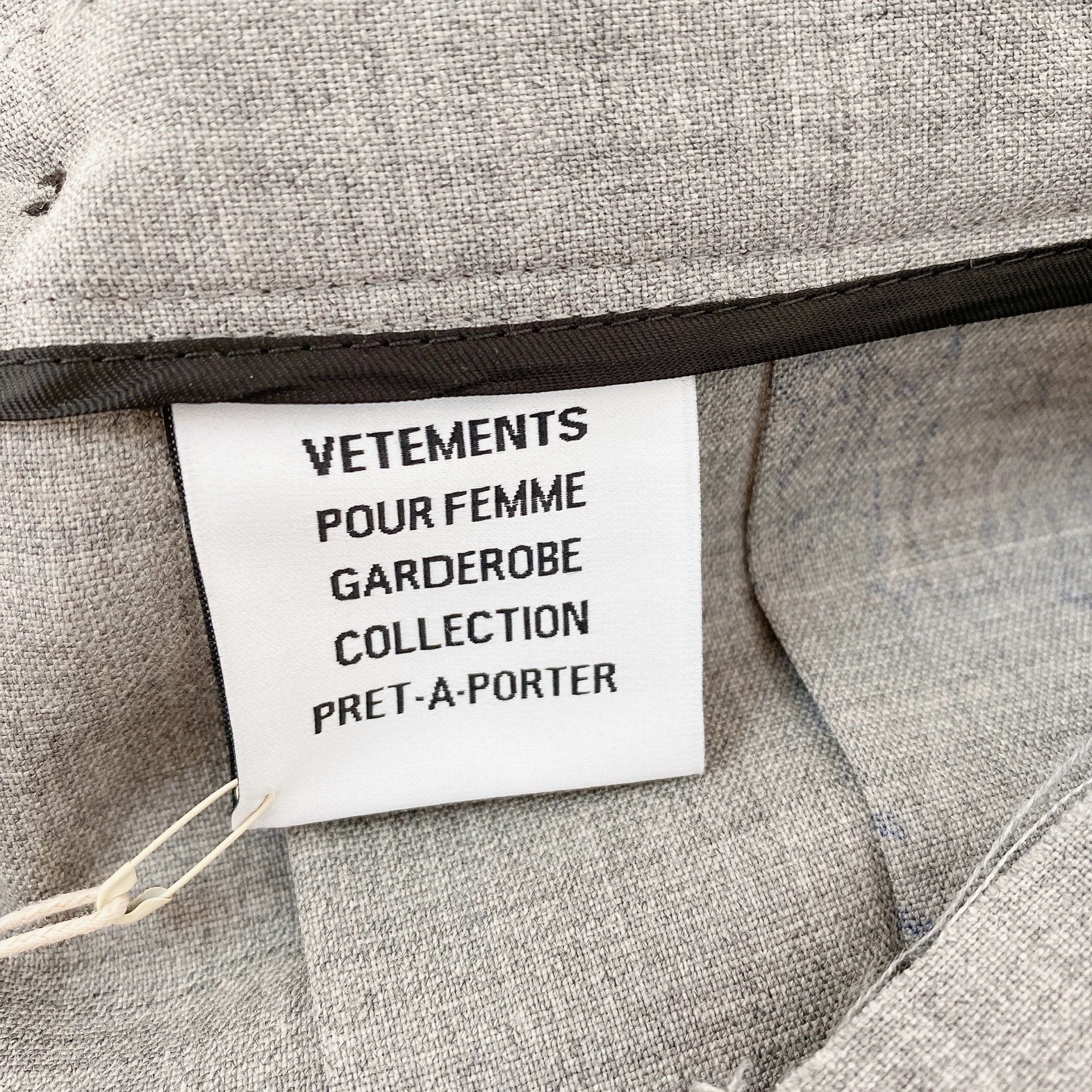 Vetements Vetements Gray Pleated Skirt S - dmc Size US 26 / EU 42 - 6 Thumbnail