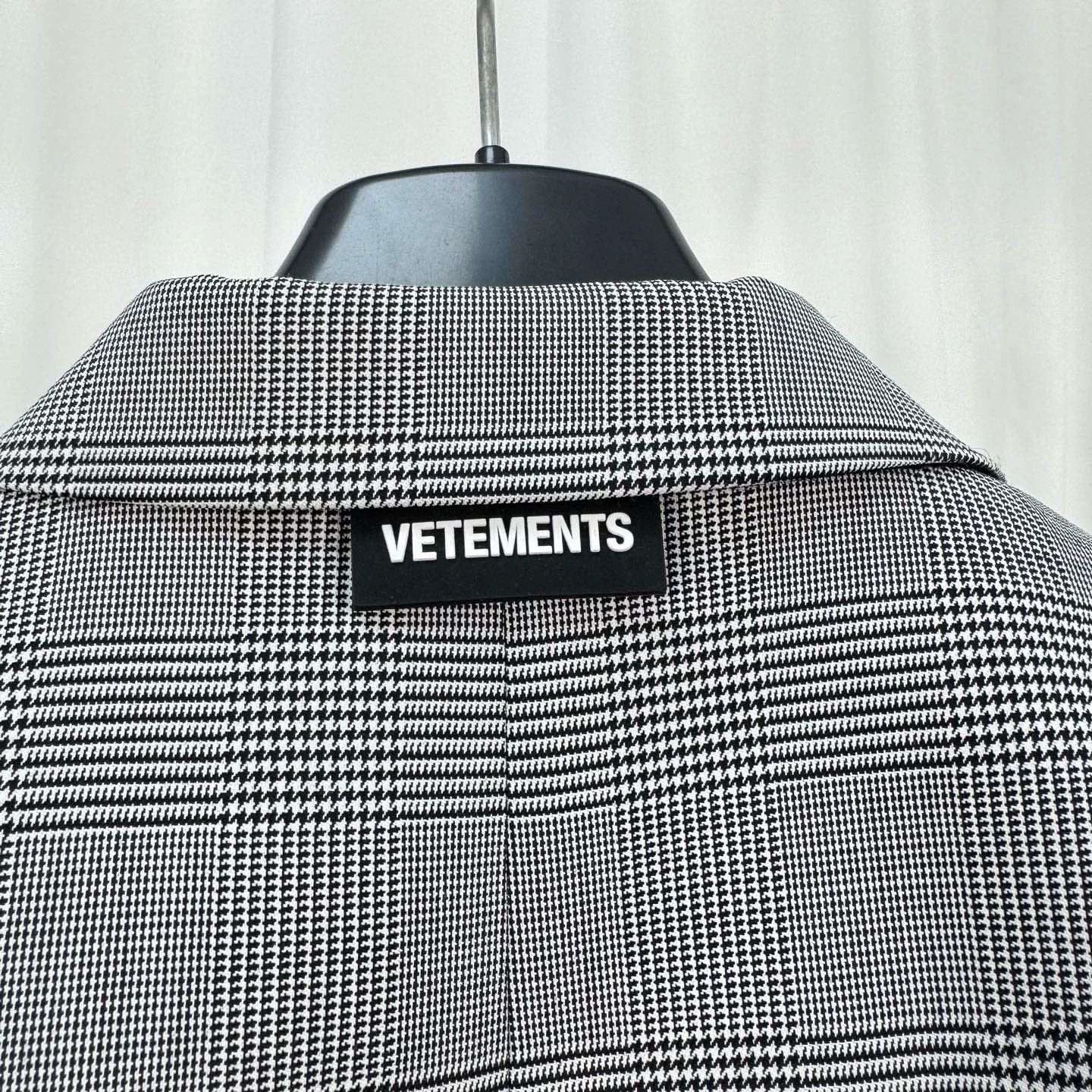 Vetements Vetements Short Plaid Blazer Jacket - dmc Size US S / EU 44-46 / 1 - 5 Thumbnail