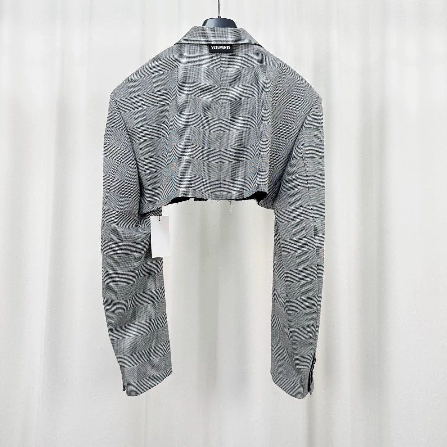 Vetements Vetements Short Plaid Blazer Jacket - dmc Size US S / EU 44-46 / 1 - 2 Thumbnail