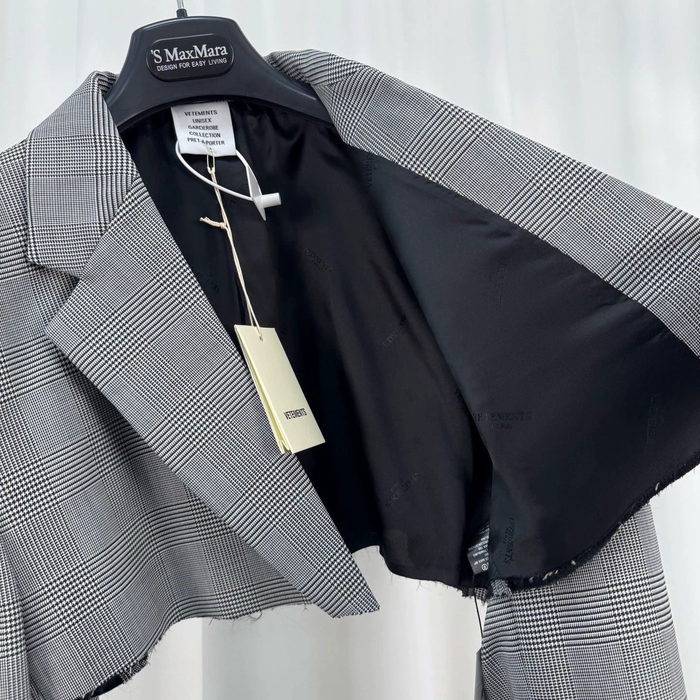 Vetements Vetements Short Plaid Blazer Jacket - dmc Size US S / EU 44-46 / 1 - 6 Thumbnail