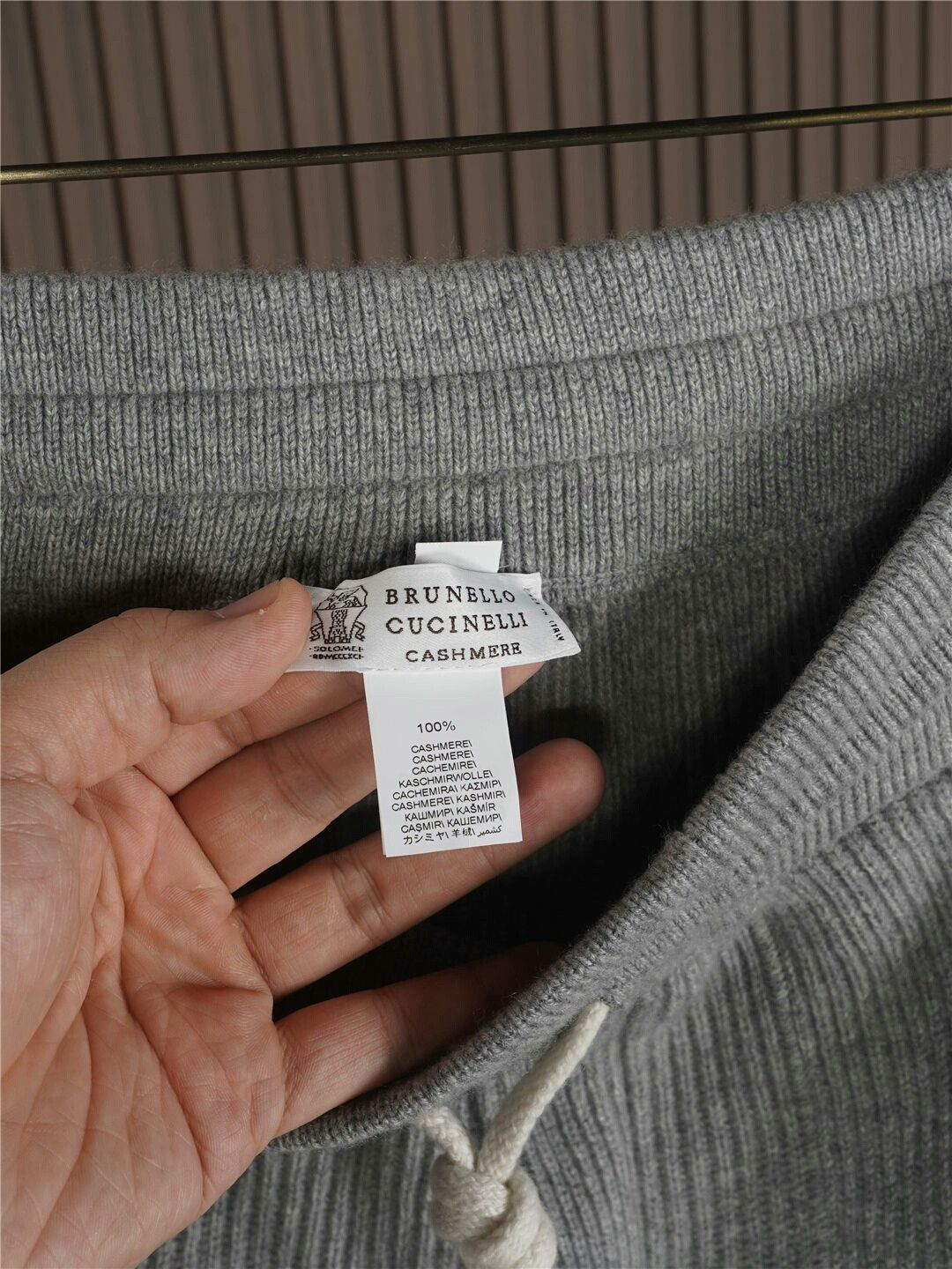 Brunello Cucinelli Brunello Cucinelli Cashmere Ribbed Pants - dmc Size US 38 / EU 54 - 6 Thumbnail