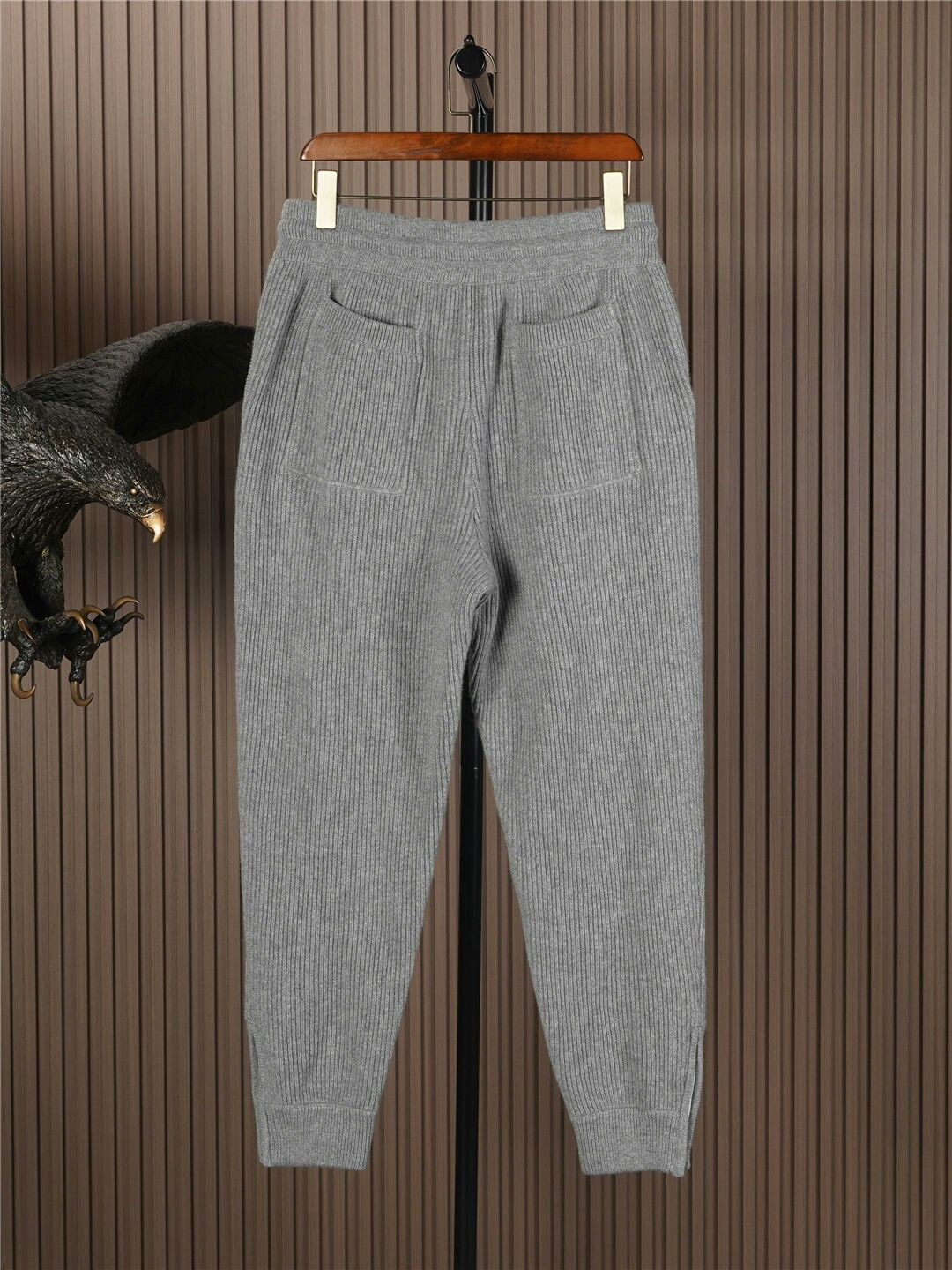Brunello Cucinelli Brunello Cucinelli Cashmere Ribbed Pants - dmc Size US 38 / EU 54 - 2 Thumbnail