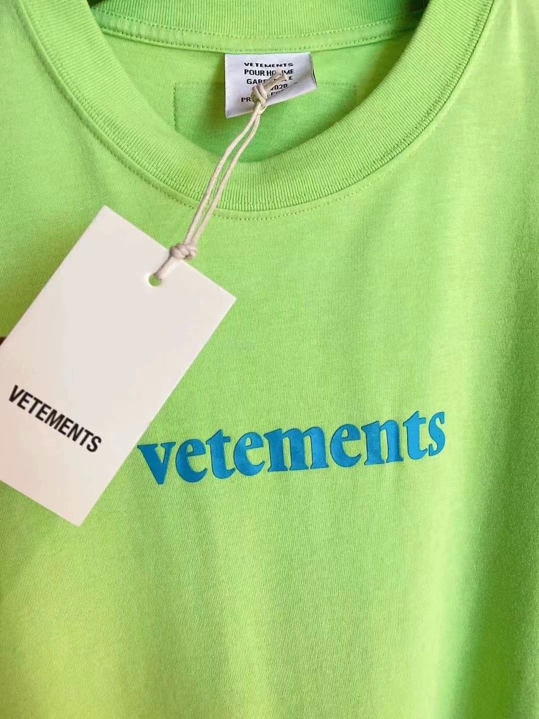 Vetements Vetements Green Short Sleeve T-shirt S - dmc Size US S / EU 44-46 / 1 - 2 Thumbnail