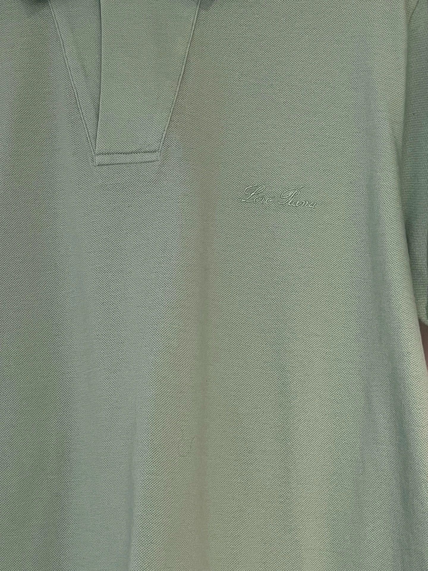 Loro Piana Loro Piana Solid Casual Polo Shirt - dmc Size US M / EU 48-50 / 2 - 5 Thumbnail