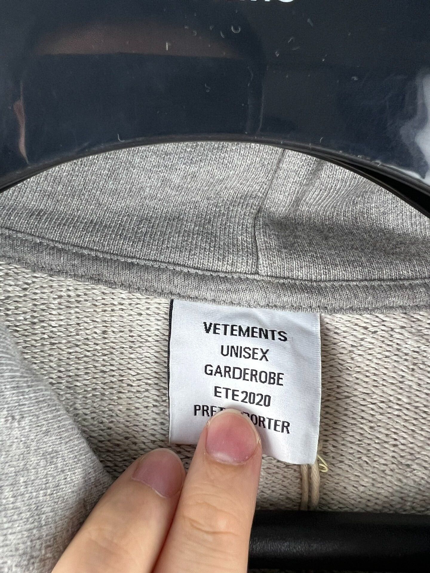 Vetements Vetements Classic Grey Hoodie - dmc Size US M / EU 48-50 / 2 - 5 Thumbnail