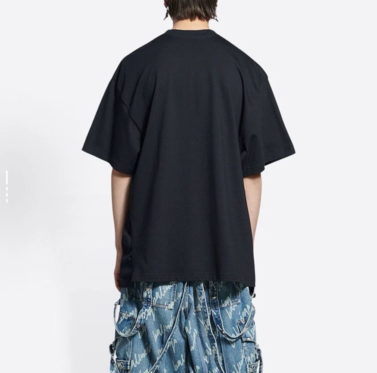 Balenciaga Balenciaga Crystal Letter Short Sleeve Tee - dmc Size US XS / EU 42 / 0 - 7 Thumbnail