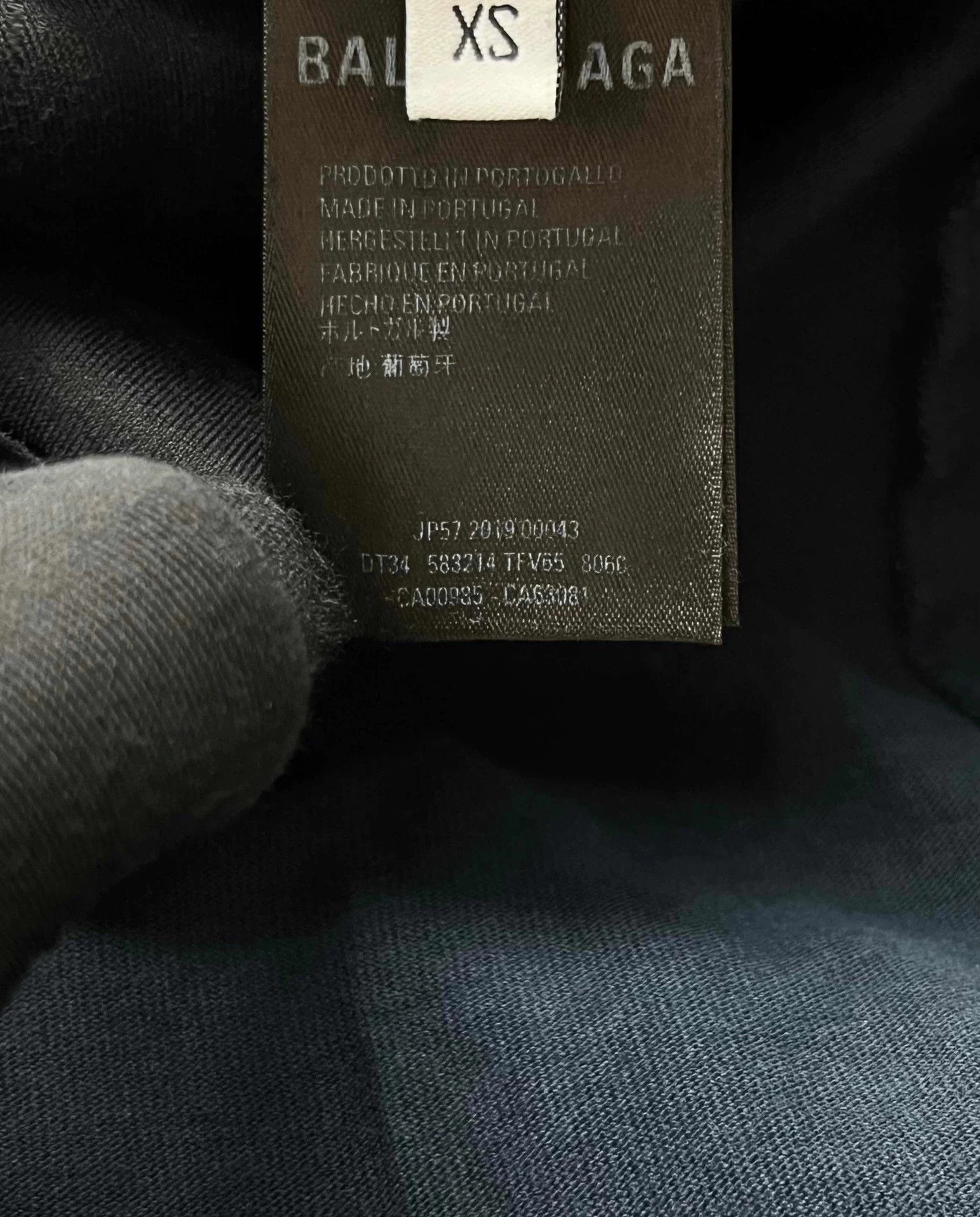 Balenciaga Balenciaga Washed Logo Short Sleeve Tee - dmc Size US XS / EU 42 / 0 - 3 Thumbnail