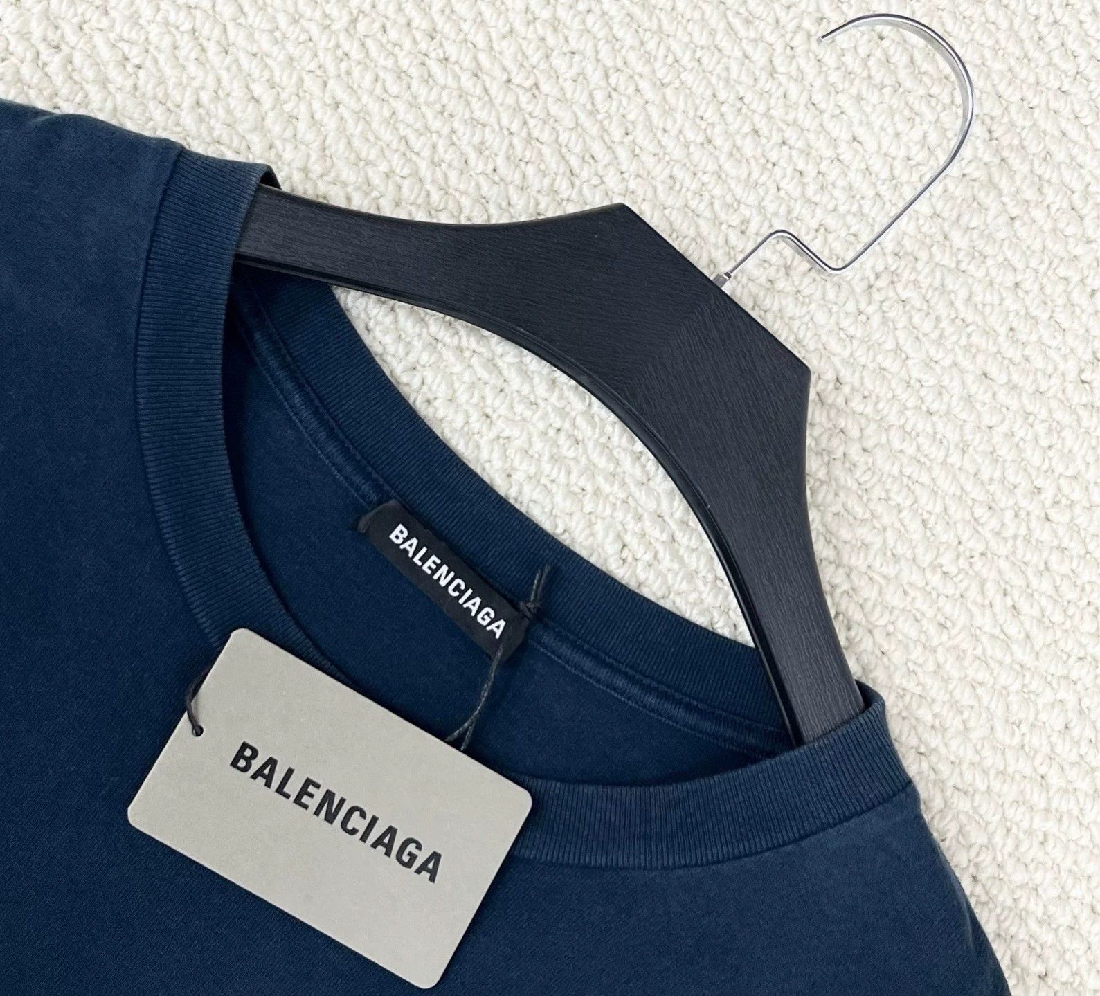 Balenciaga Balenciaga Washed Logo Short Sleeve Tee - dmc Size US XS / EU 42 / 0 - 2 Thumbnail