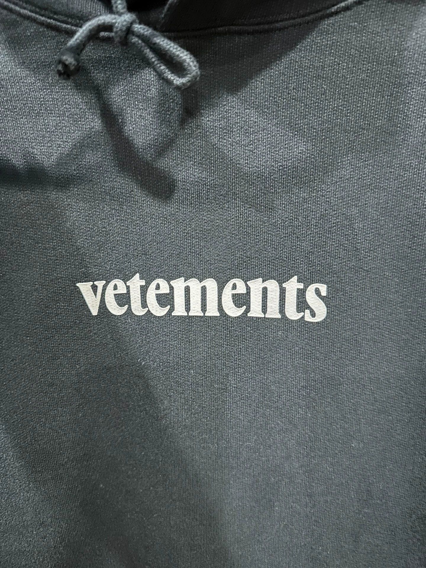 Vetements Vetements Black Hoodie Sweatshirt - dmc Size US M / EU 48-50 / 2 - 3 Thumbnail