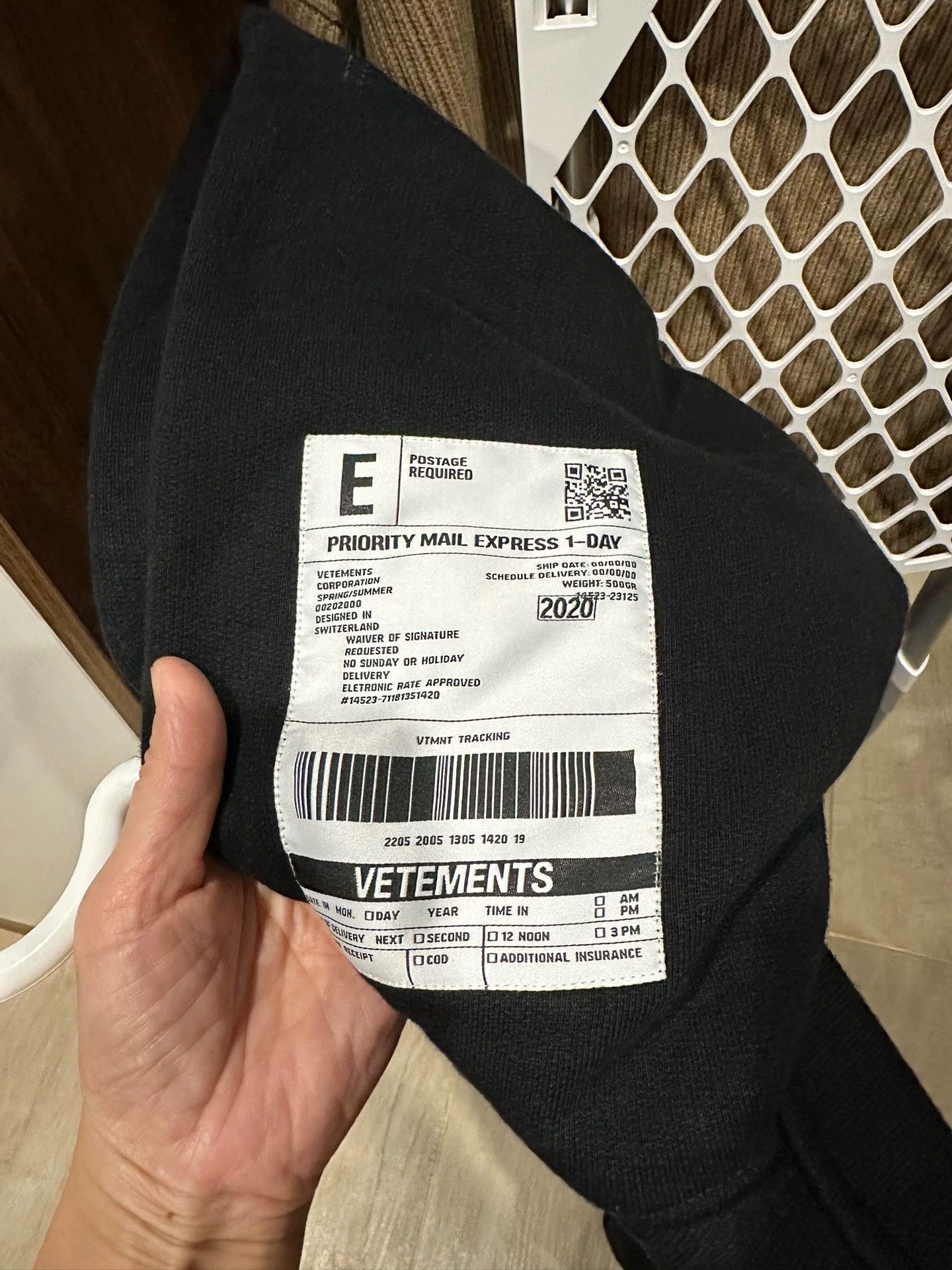 Vetements Vetements Black Hoodie Sweatshirt - dmc Size US M / EU 48-50 / 2 - 6 Thumbnail