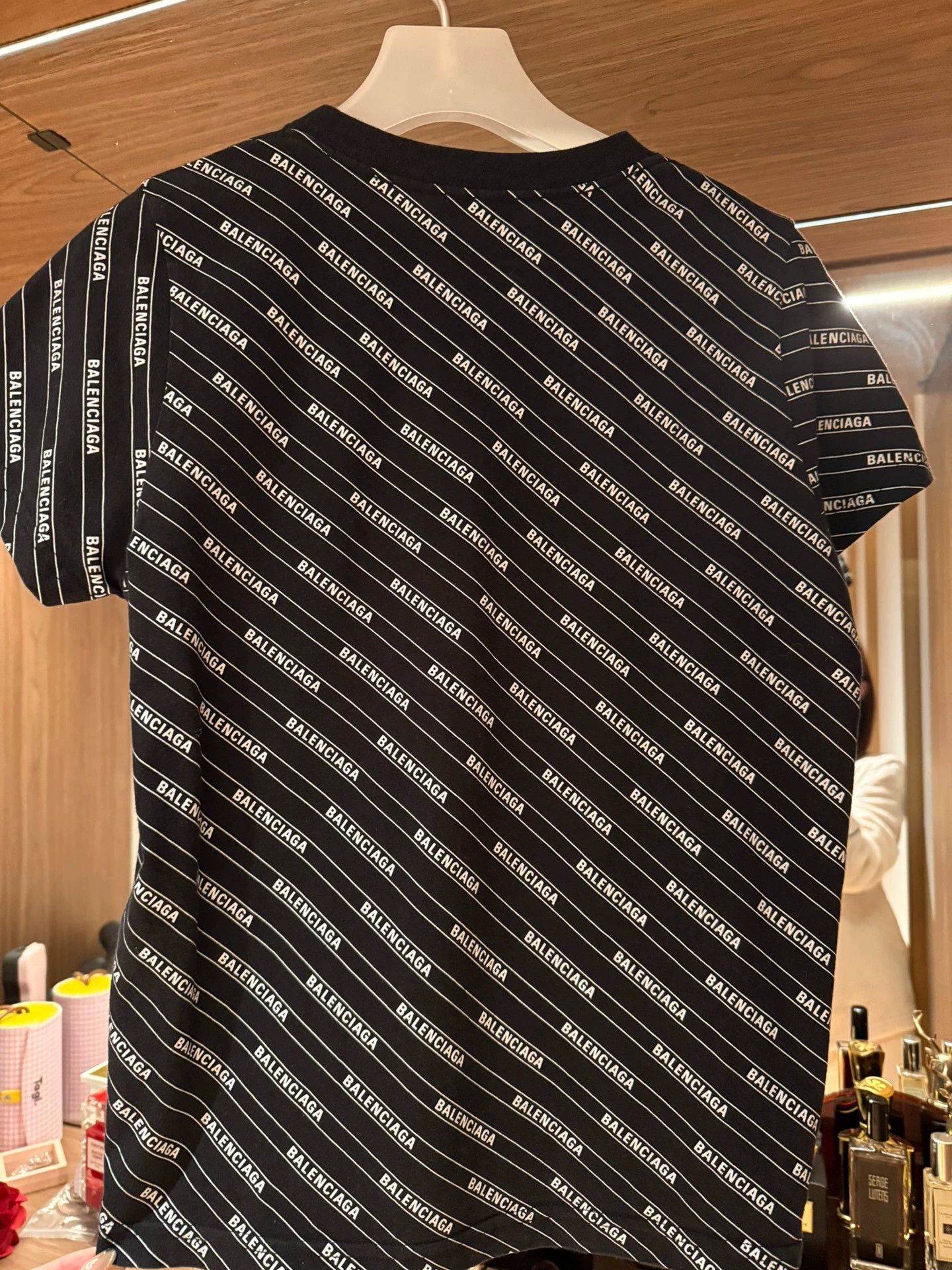 Balenciaga Balenciaga Black Logo Print Short Sleeve T-Shirt - dmc Size US M / EU 48-50 / 2 - 4 Thumbnail