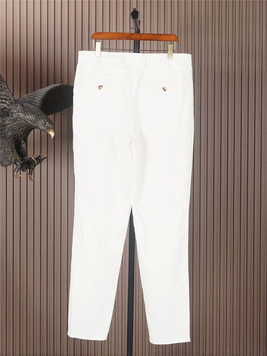 Brunello Cucinelli Brunello Cucinelli Men's Linen Trousers - dmc Size US 31 - 2 Thumbnail