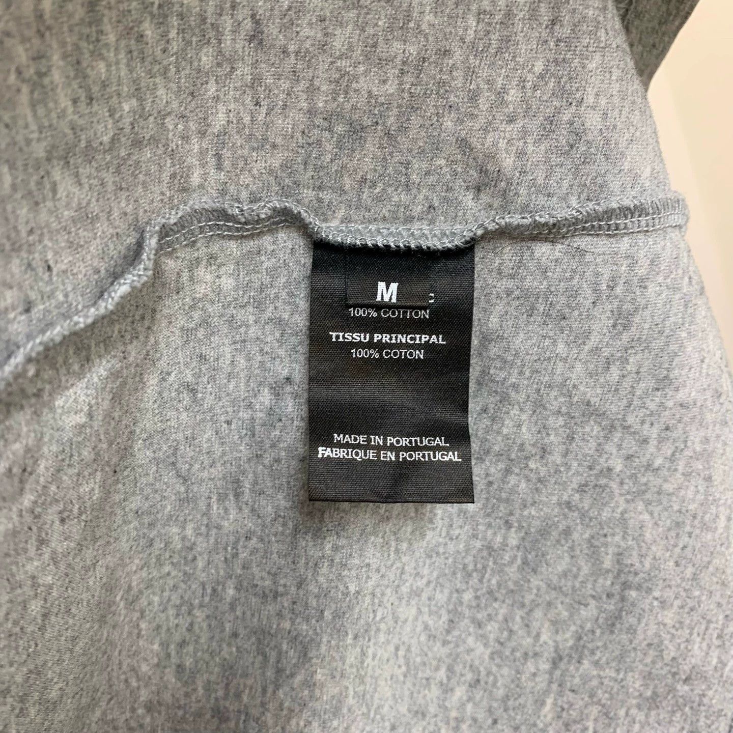 Vetements VETEMENTS Logo Embroidered Gray Short-Sleeve T-Shirt - dmc Size US M / EU 48-50 / 2 - 4 Thumbnail