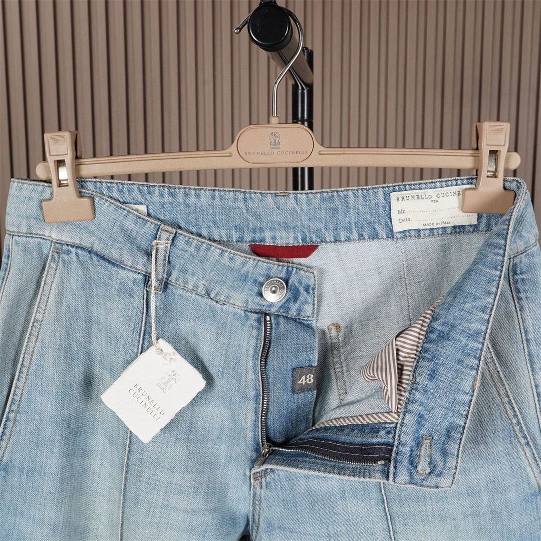 Brunello Cucinelli Brunello Cucinelli Light Wash Jeans - dmc Size US 31 - 4 Thumbnail