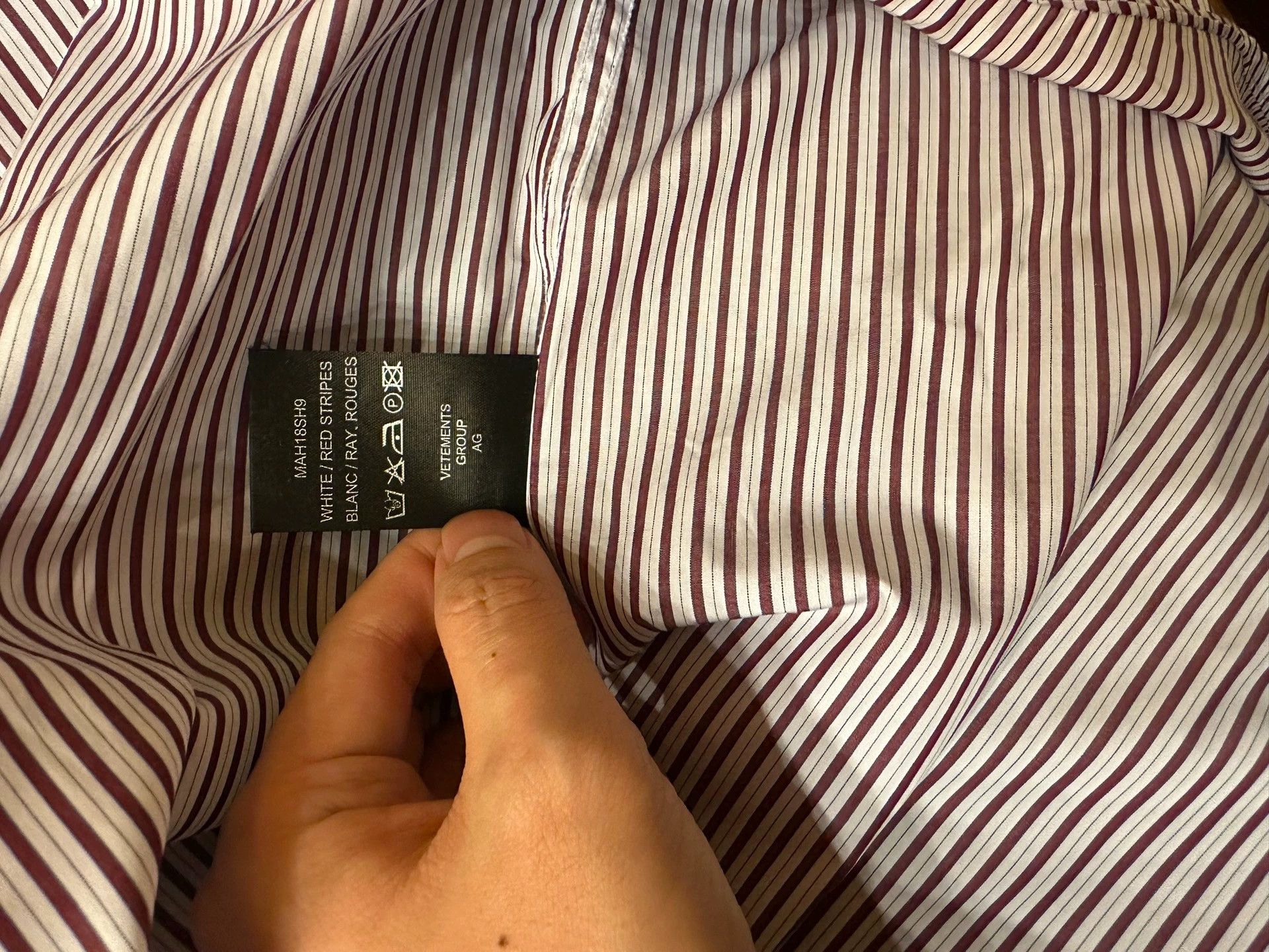 Vetements Vetements Striped Shirt Demna Gvasalia XS - dmc Size US XS / EU 42 / 0 - 7 Thumbnail
