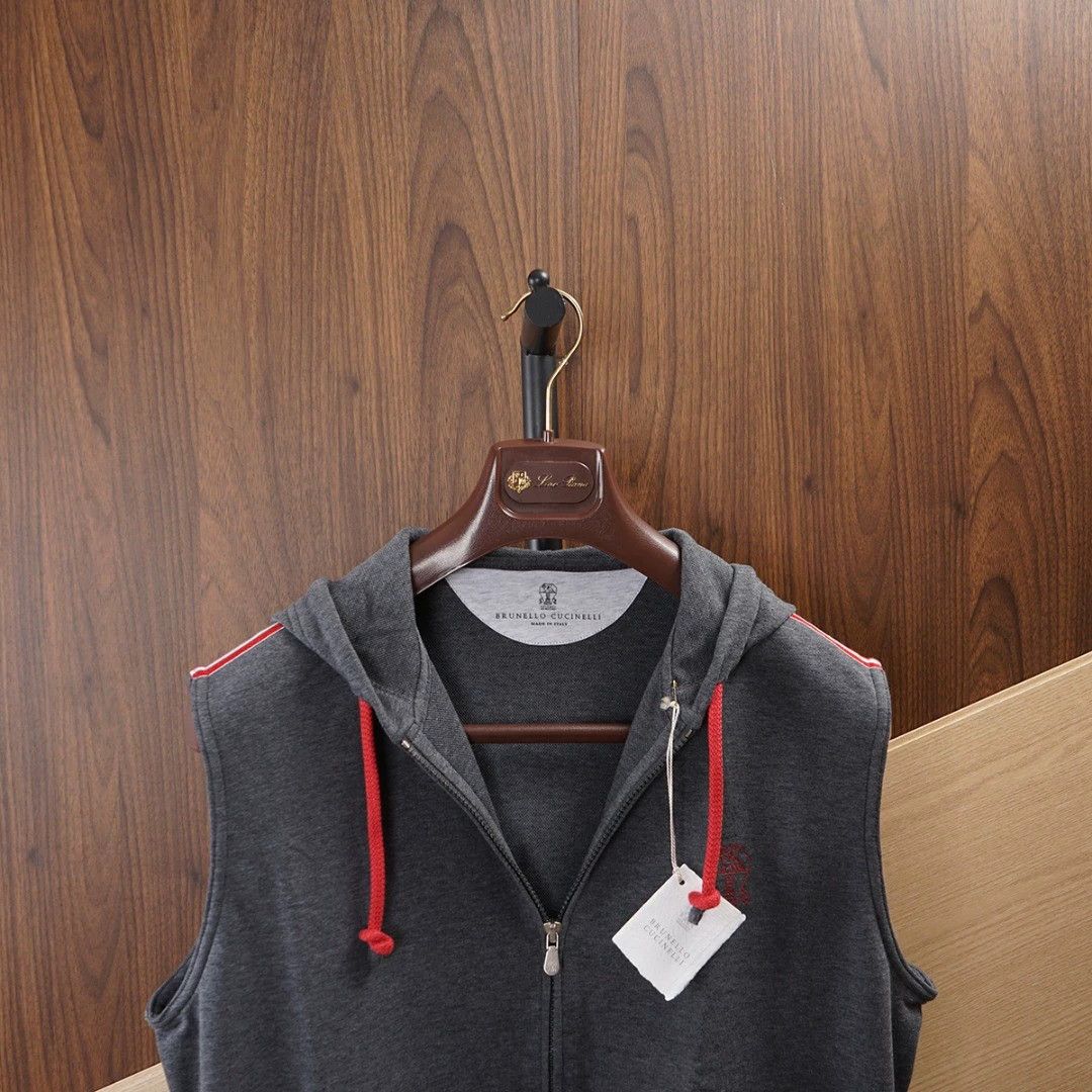 Brunello Cucinelli Brunello Cucinelli Hooded Vest - dmc Size US XS / EU 42 / 0 - 4 Thumbnail
