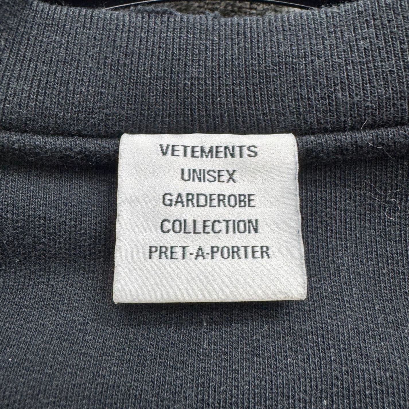 Vetements Vetements Anti-War Embroidered Sweatshirt - dmc Size US S / EU 44-46 / 1 - 3 Thumbnail