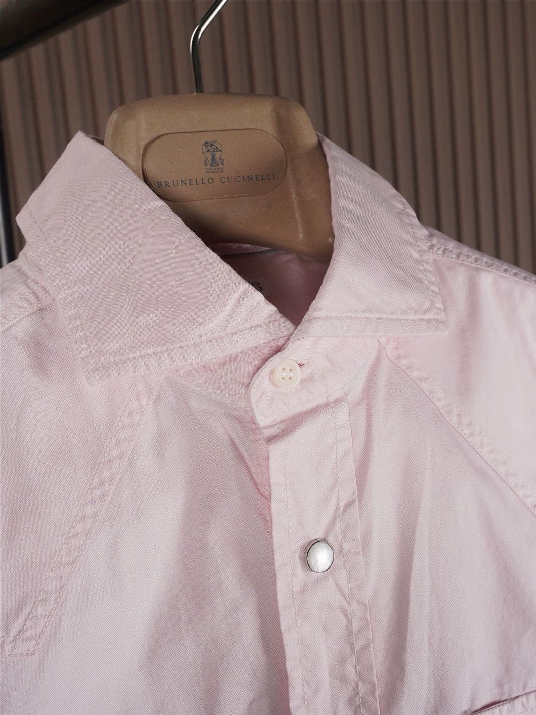 Brunello Cucinelli Brunello Cucinelli Men's Jade Button Shirt - dmc Size US S / EU 44-46 / 1 - 2 Thumbnail