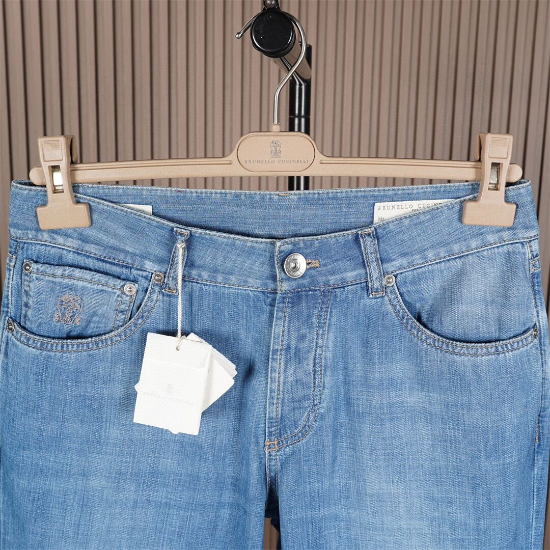Brunello Cucinelli Brunello Cucinelli Slim Fit Jeans - dmc Size US 31 - 3 Thumbnail