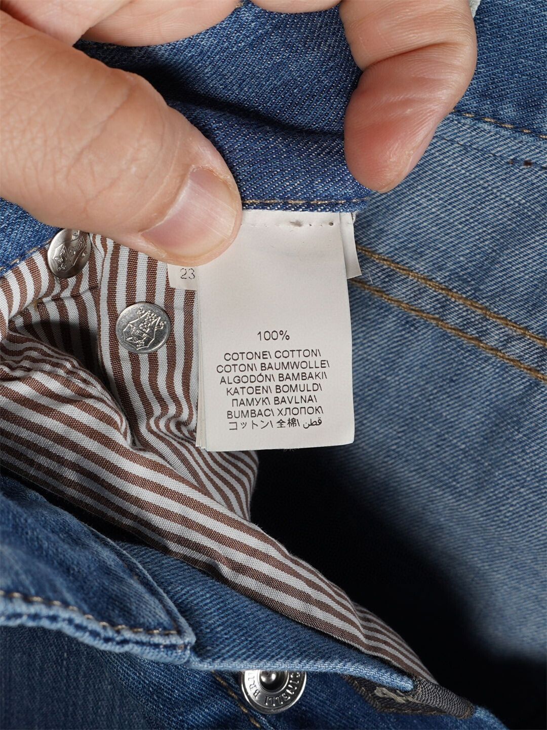 Brunello Cucinelli Brunello Cucinelli Slim Fit Jeans - dmc Size US 31 - 9 Thumbnail