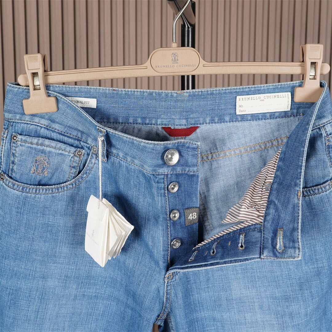 Brunello Cucinelli Brunello Cucinelli Slim Fit Jeans - dmc Size US 31 - 4 Thumbnail