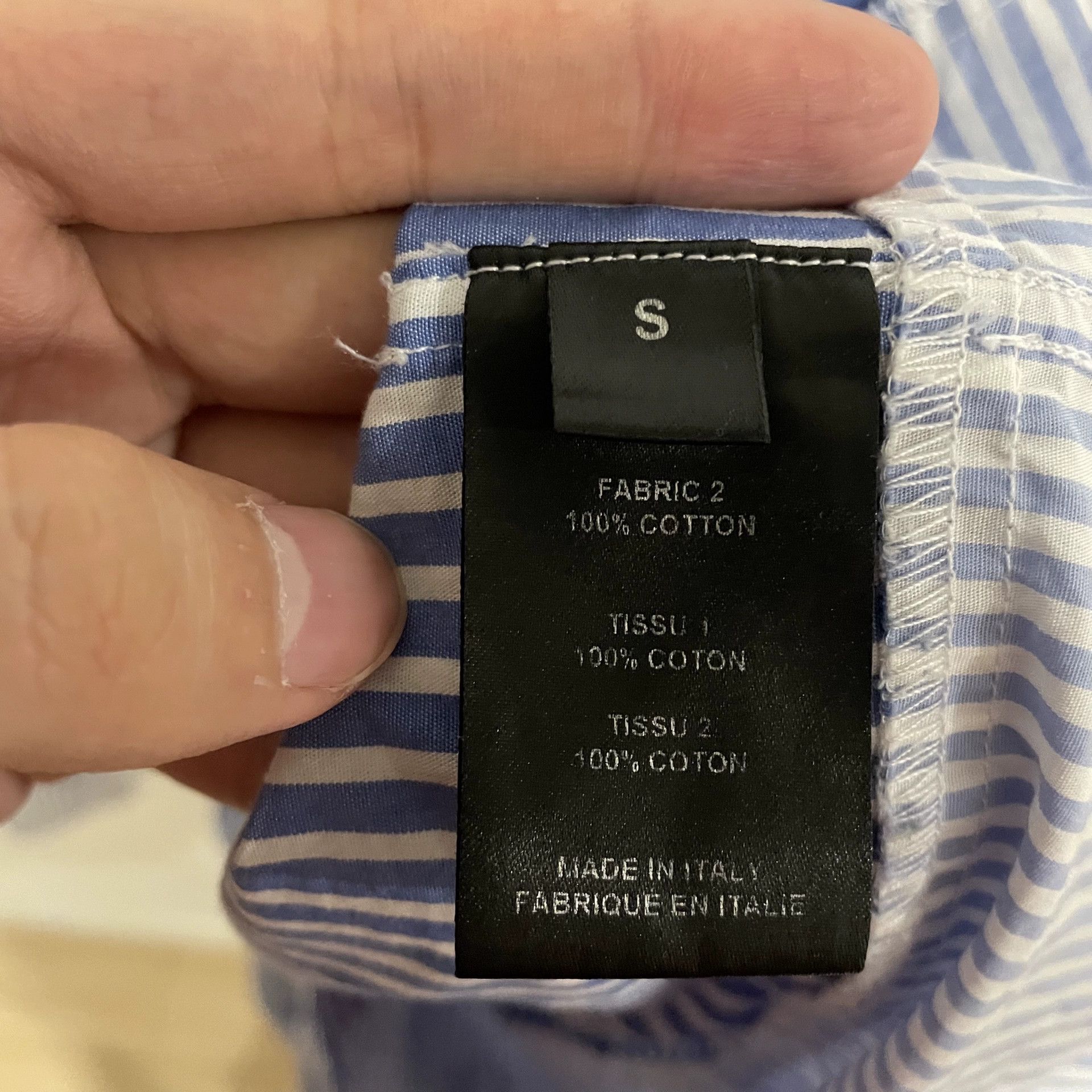 Vetements Vetements Striped Paneled Shirt - dmc Size US S / EU 44-46 / 1 - 6 Thumbnail