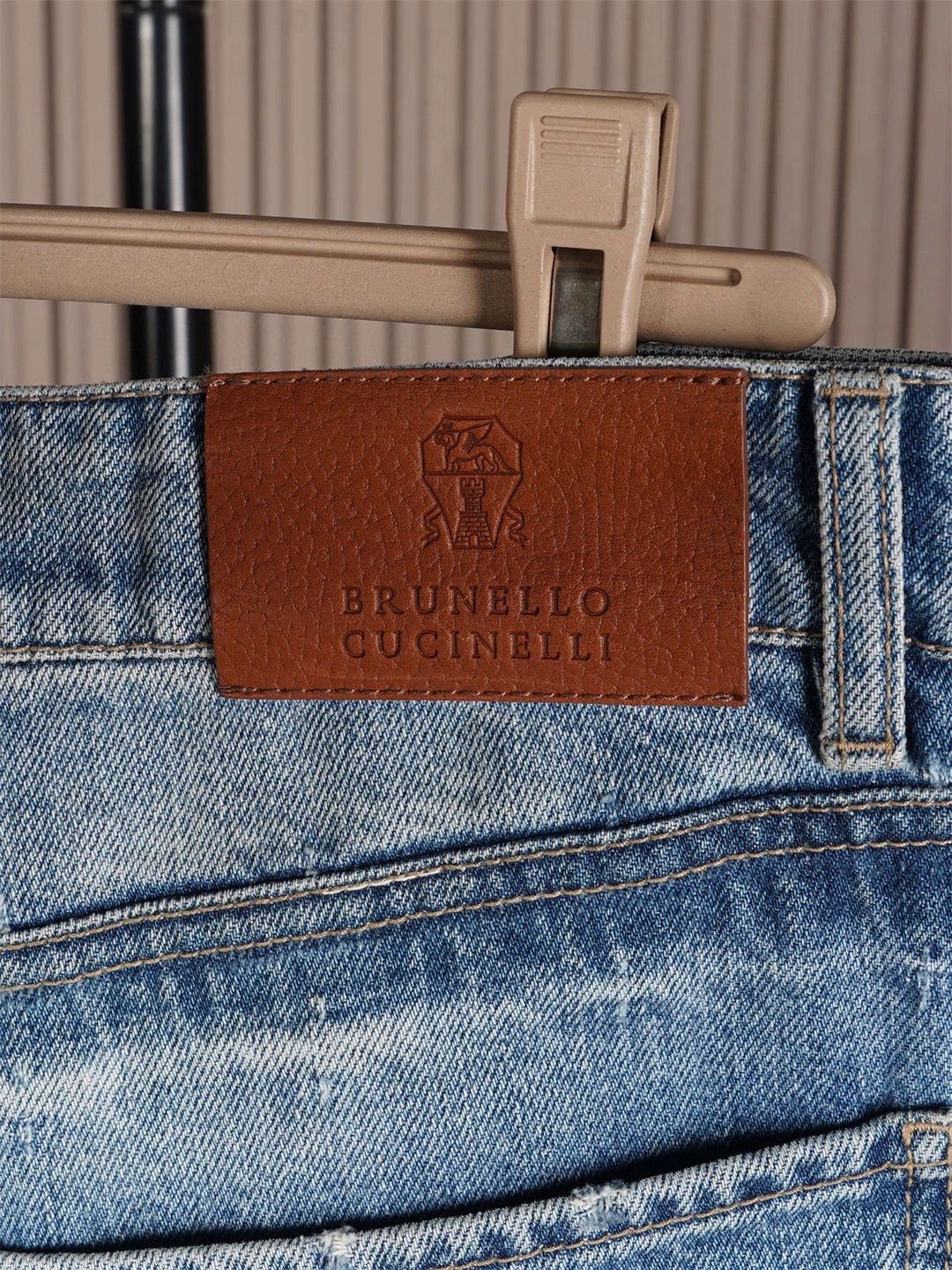 Brunello Cucinelli Brunello Cucinelli Men's Light Wash Jeans - dmc Size US 31 - 4 Thumbnail