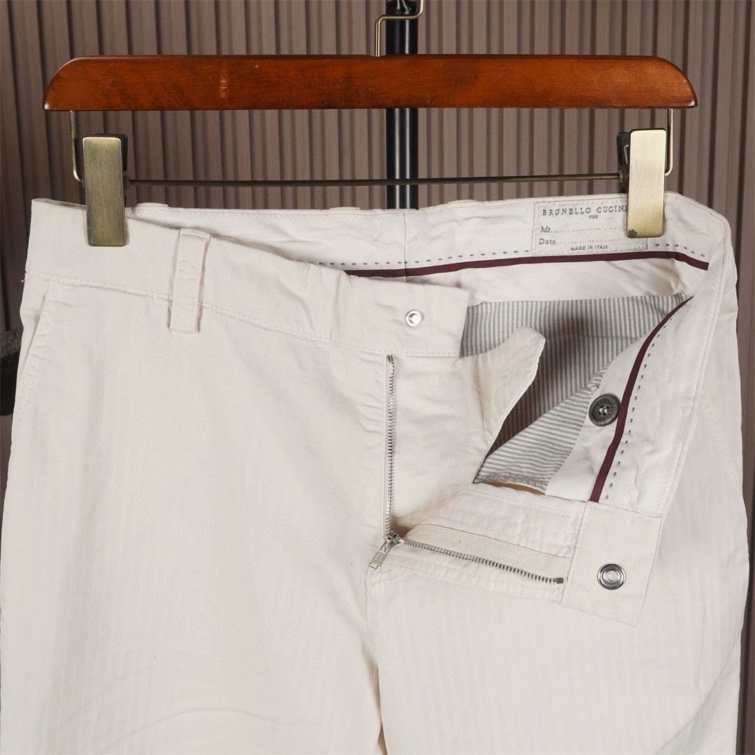 Brunello Cucinelli Brunello Cucinelli Cotton Casual Pants - dmc Size US 31 - 5 Thumbnail
