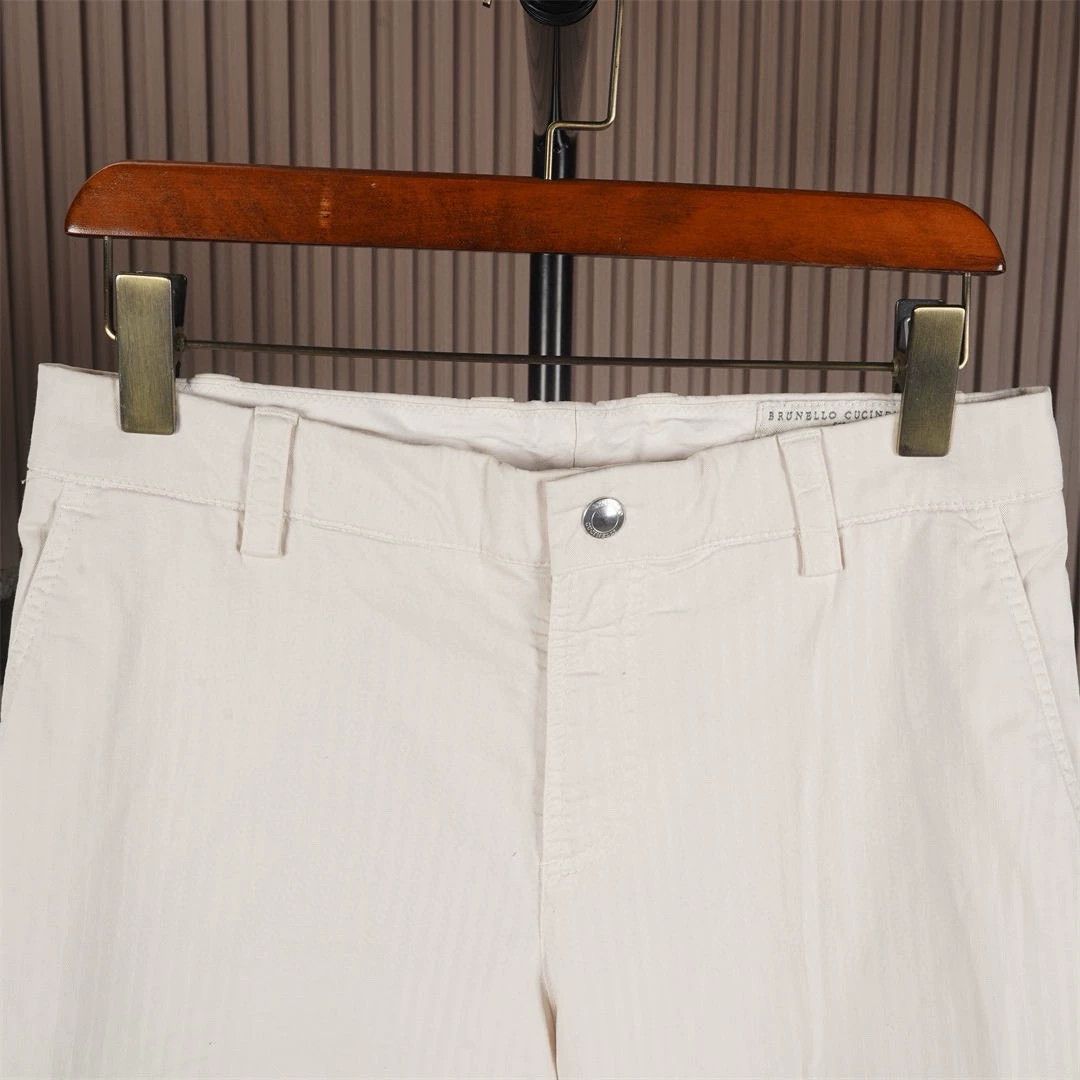 Brunello Cucinelli Brunello Cucinelli Cotton Casual Pants - dmc Size US 31 - 4 Thumbnail
