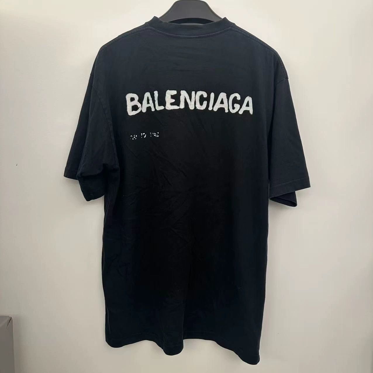 Balenciaga Balenciaga Inkjet Print Black T-shirt XS - dmc Size US XS / EU 42 / 0 - 2 Thumbnail