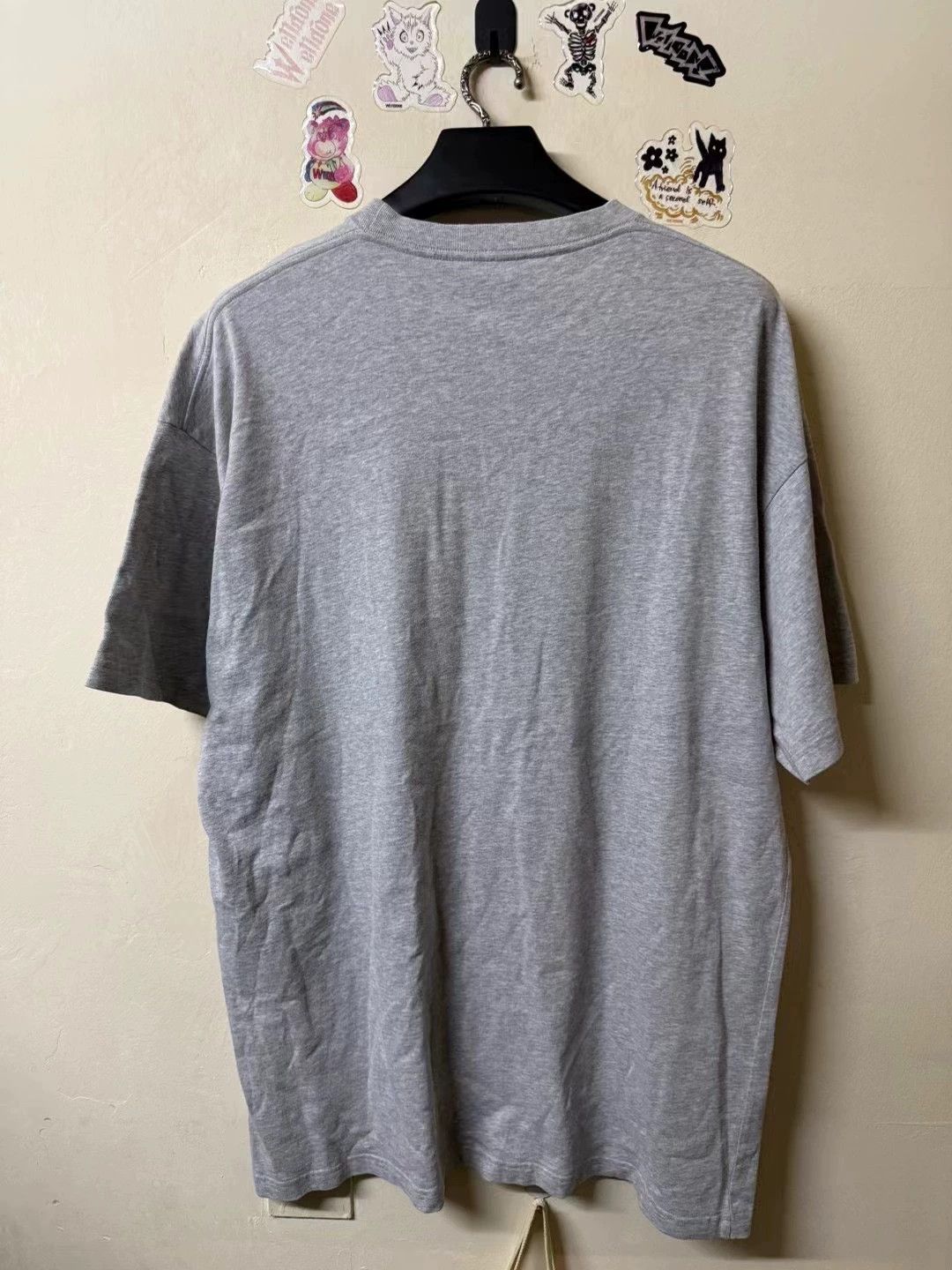 Balenciaga Balenciaga Grey Jelly Logo T-shirt - dmc Size US XXL / EU 58 / 5 - 2 Thumbnail