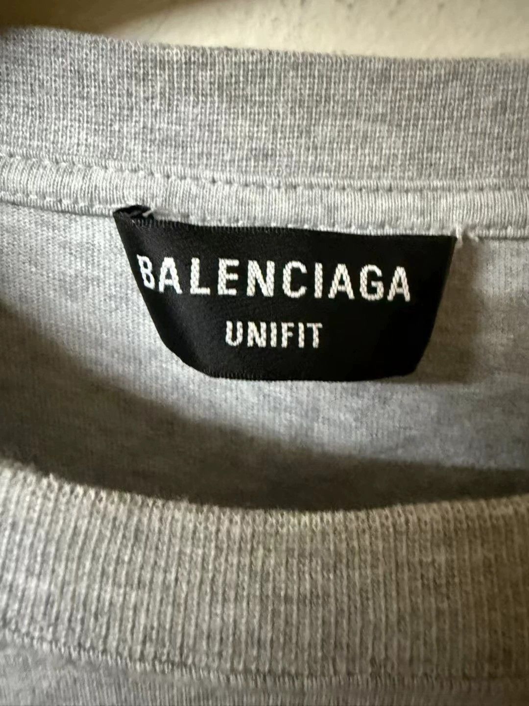 Balenciaga Balenciaga Grey Jelly Logo T-shirt - dmc Size US XXL / EU 58 / 5 - 3 Thumbnail