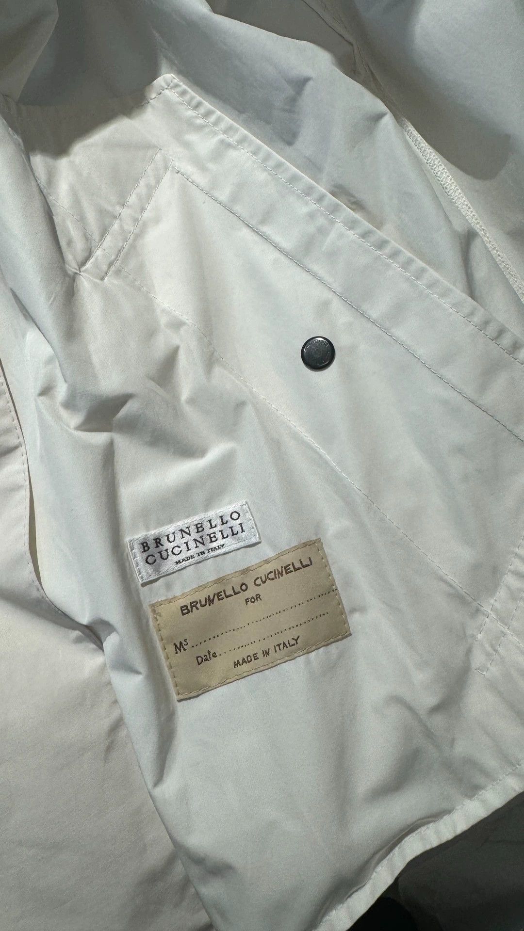 Brunello Cucinelli Brunello Cucinelli White Long Trench Coat - dmc Size US M / EU 48-50 / 2 - 4 Thumbnail