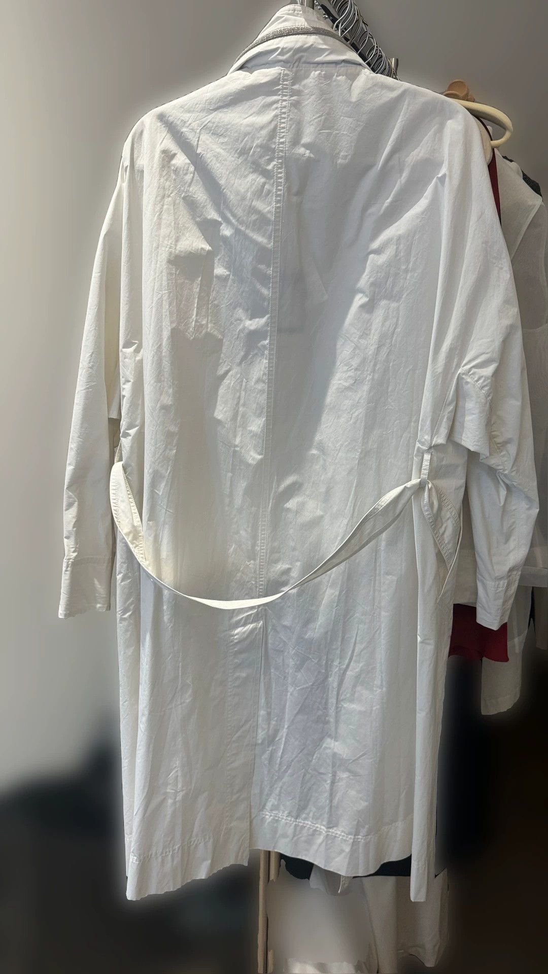 Brunello Cucinelli Brunello Cucinelli White Long Trench Coat - dmc Size US M / EU 48-50 / 2 - 3 Thumbnail