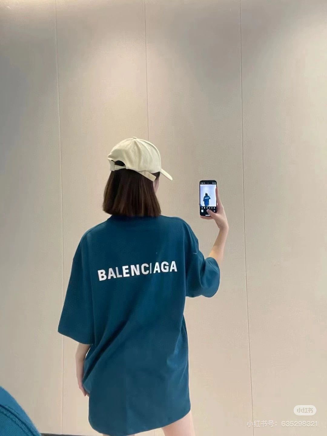 Balenciaga Balenciaga Blue Embroidered Short Sleeve T-Shirt - dmc Size US XS / EU 42 / 0 - 6 Thumbnail