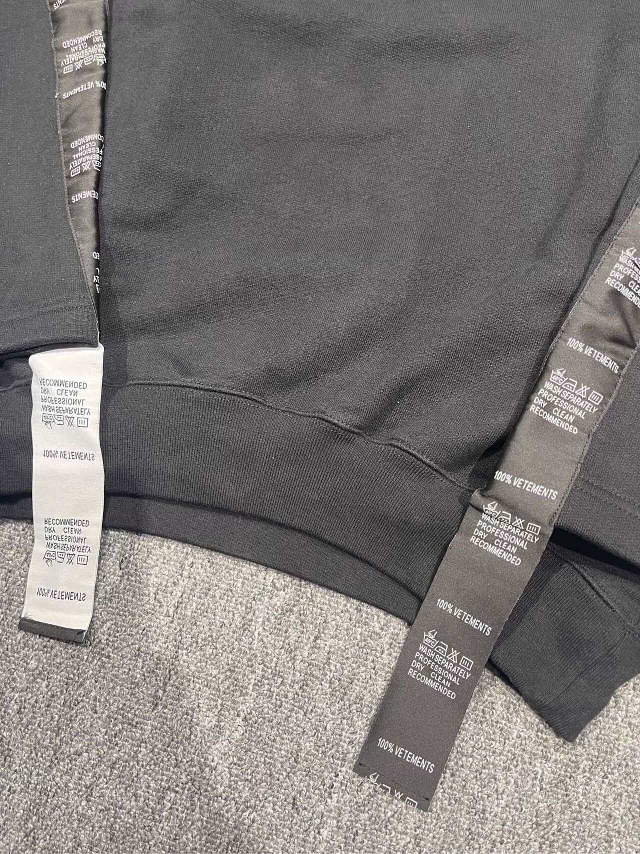 Vetements VETEMENTS Label Crewneck Sweatshirt - dmc Size US XS / EU 42 / 0 - 2 Thumbnail