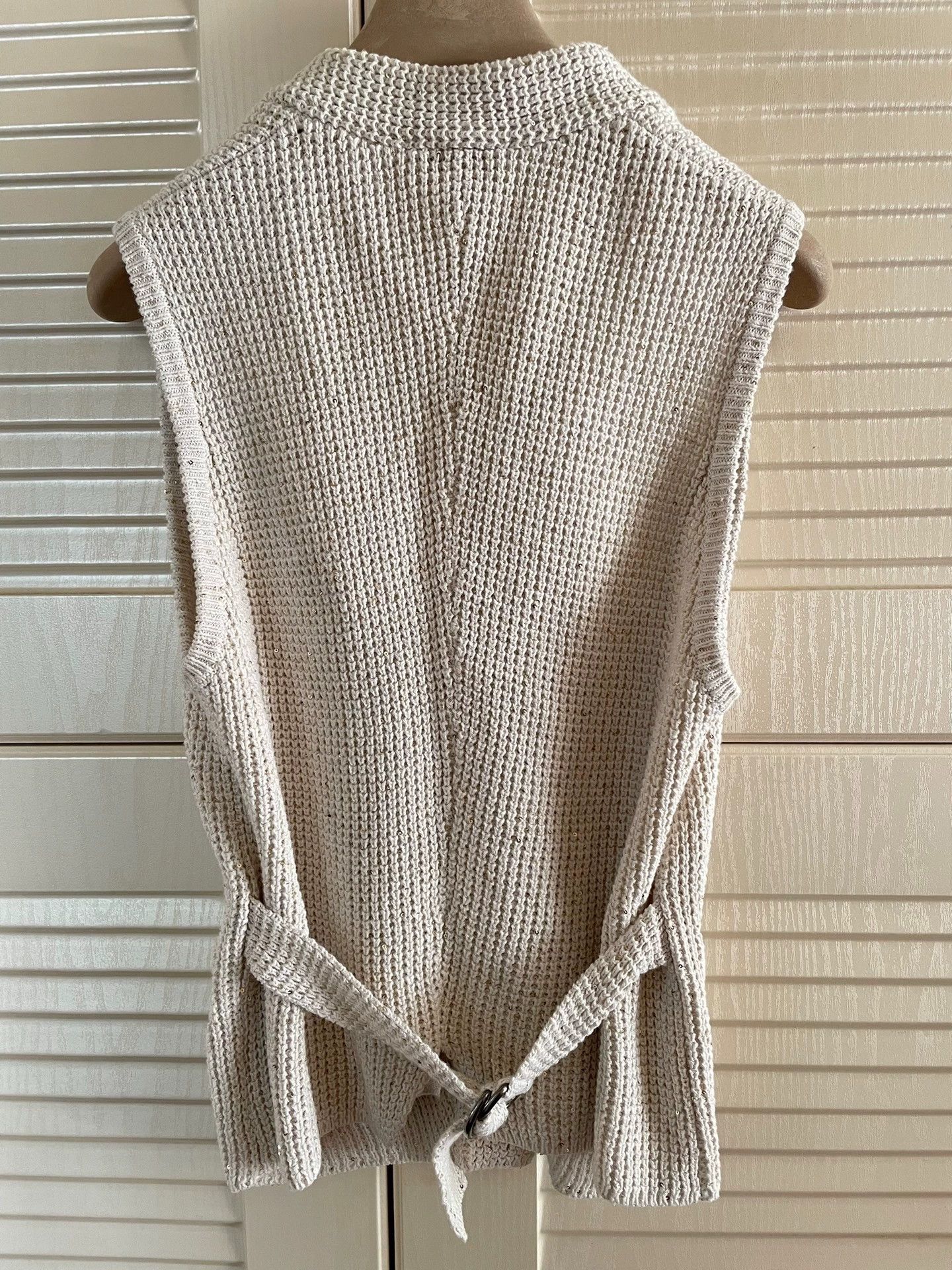 Brunello Cucinelli Brunello Cucinelli Beaded Waistcoat Vest - dmc Size US XXS / EU 40 - 2 Thumbnail