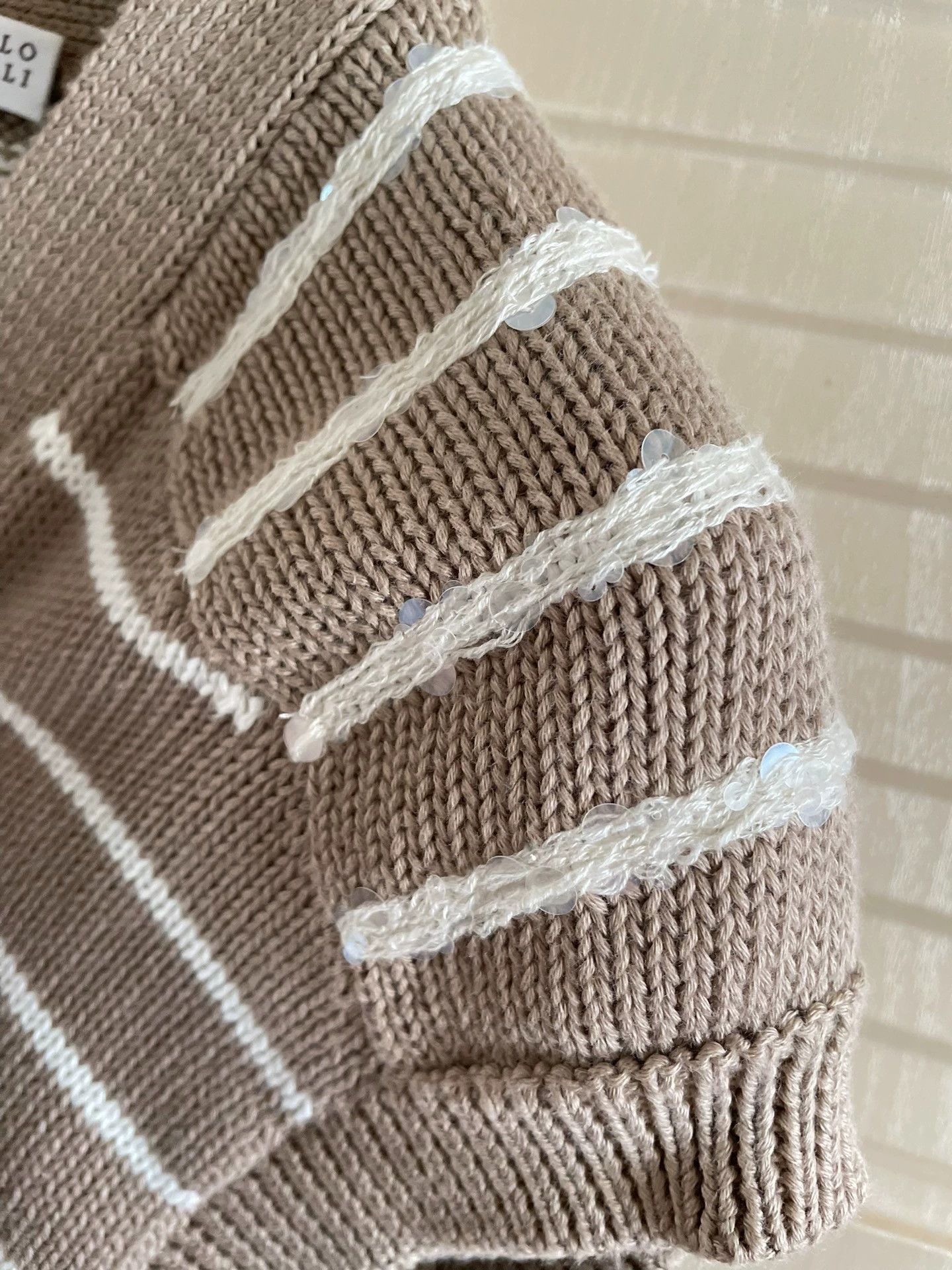 Brunello Cucinelli Brunello Cucinelli Striped Beaded Vest - dmc Size US M / EU 48-50 / 2 - 3 Thumbnail